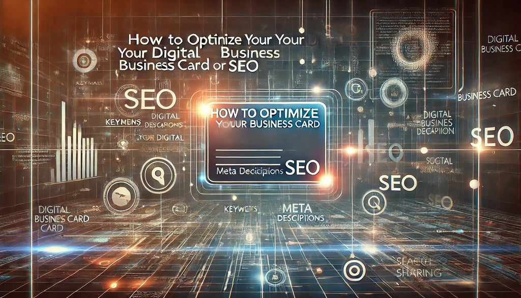 How to Optimize Your Digital Business Card for SEO