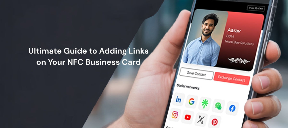 Ultimate Guide to Adding Links on Your NFC Business Card – TapMo India ...
