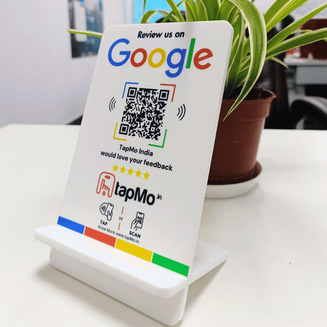 TapMo NFC-enabled smart standee for digital engagement