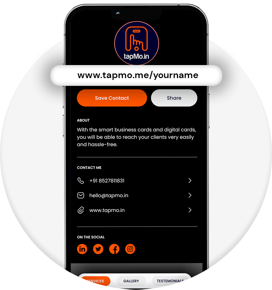 Smartphone scanning a QR code as a backup sharing method