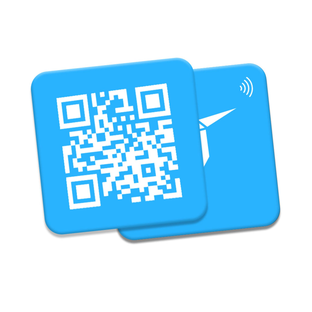 Freelancer contact NFC sharing tag with QR code – instantly share your profile and get hired faster