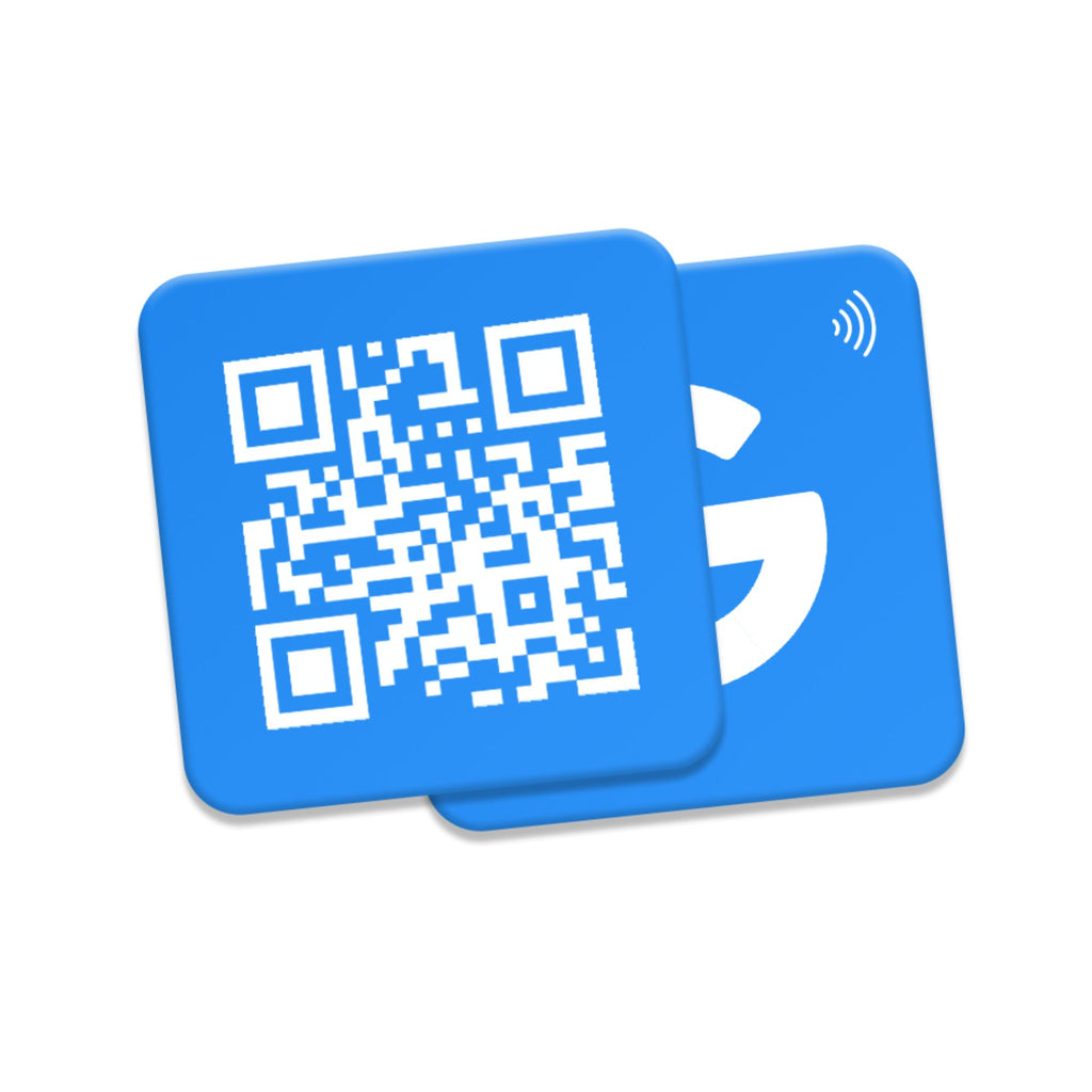 Google Review NFC card backside – TapMo smart NFC card showing back design for easy Google review access with a tap