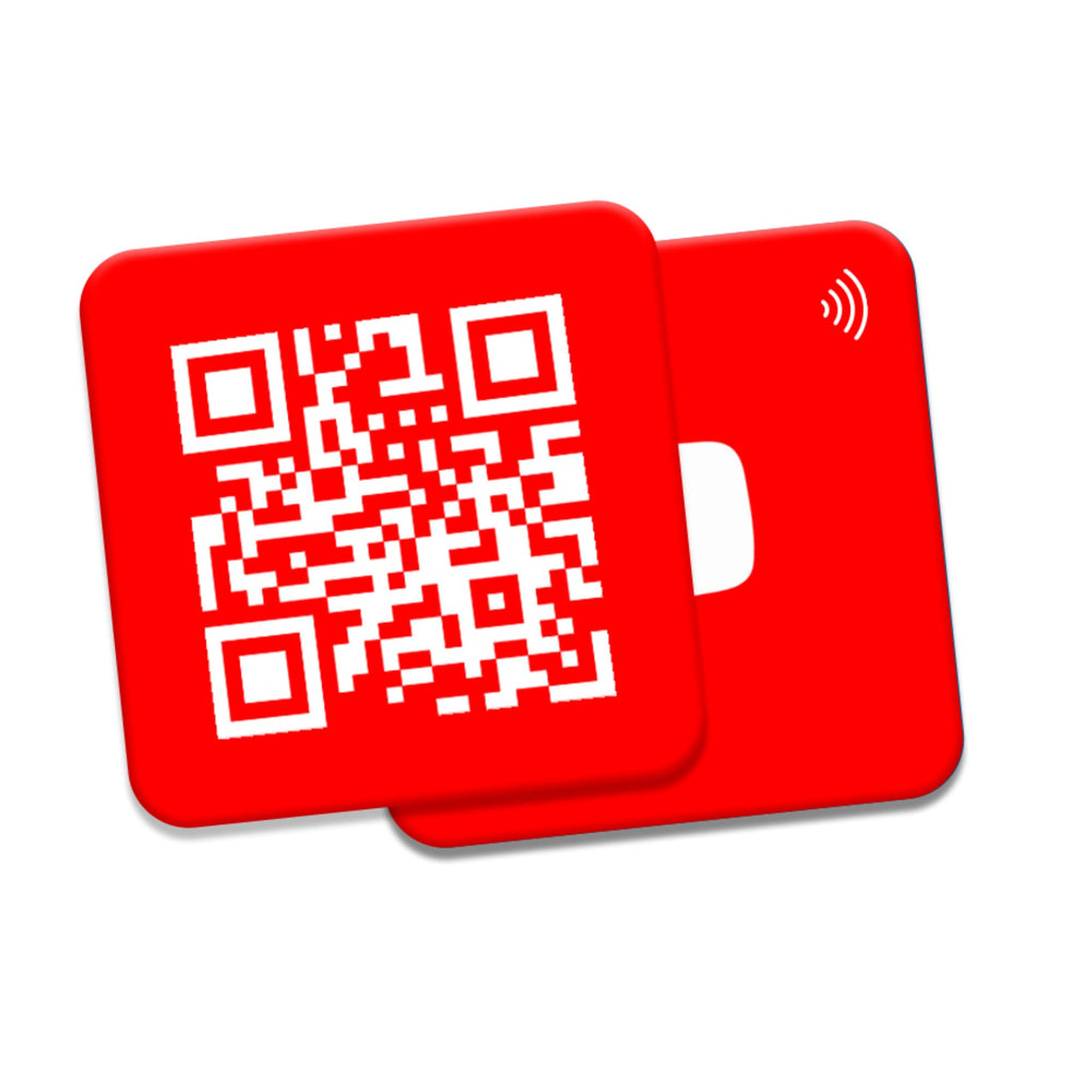 NFC QR code YouTube tap card – TapMo NFC card with integrated QR code for easy YouTube channel access and instant subscription with a tap