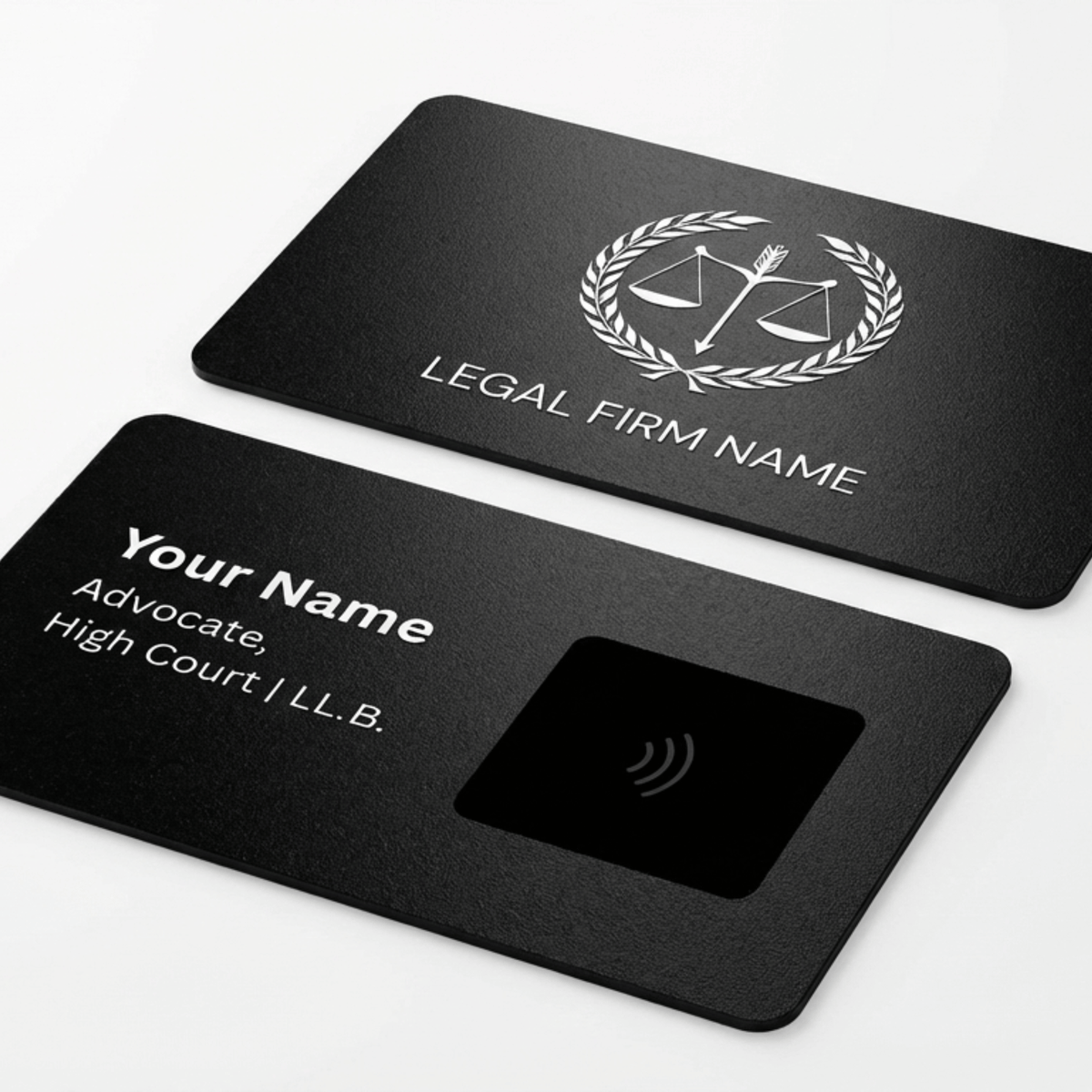 Minimal Metal NFC Card for Lawyers | TapMo Digital Identity – TapMo ...